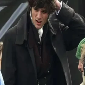 Wuthering Heights Jacob Elordi Wool Black Coat