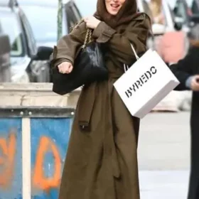 Dakota Johnson Soho Trip 2025 Brown Trench Coat