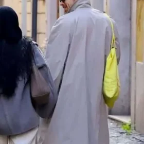 Harry Styles 2025 Beige Trench Coat