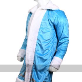 Handmade Blue Santa Christmas Velvet Coat