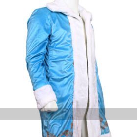 Handmade Blue Santa Christmas Velvet Coat