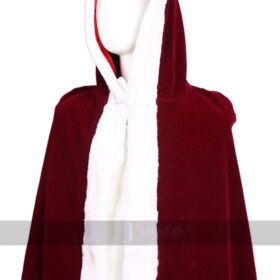 Handmade Christmas Red Velvet Cape