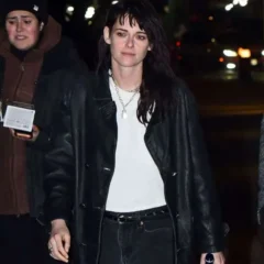 Kristen Stewart Manhattan 2025 Leather Jacket