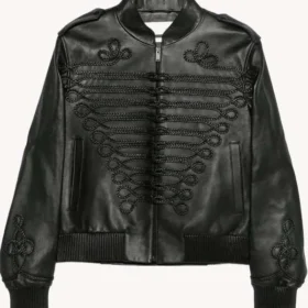 Lady Gaga 2025 Concert Black Leather Jacket