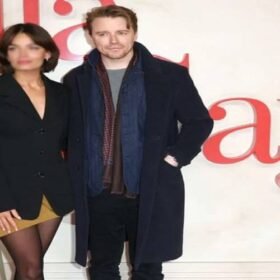 Ella McCay Premiere Night 2025 Jack Lowden Wool Coat