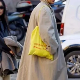 Harry Styles 2025 Beige Trench Coat