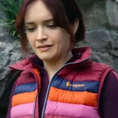 Olivia Cooke The Girlfriend 2025 Cherry Laine Puffer Vest