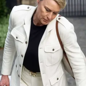 The Girlfriend 2025 Robin Wright White Jacket
