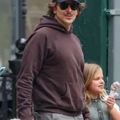 NYC 2025 Bradley Cooper Brown Hoodie