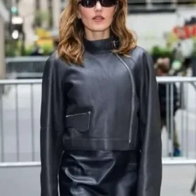 NYC 2025 Chloe Fineman Leather Jacket