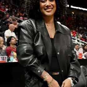 Crystal Renee Hayslett NBA 2025 Leather Jacket
