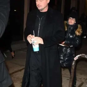 NYC 2026 Leonardo DiCaprio Black Coat