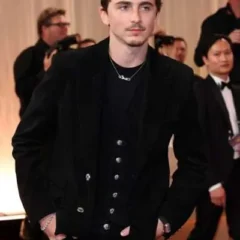 Marty Supreme 2026 Timothée Chalamet Velvet Blazer