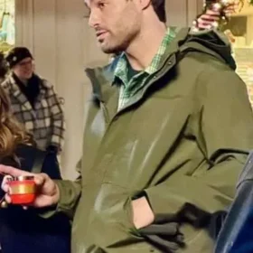 Matthew Daddario A Bills Love Story 2025 Green Hooded Jacket