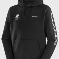 Milano Cortina 2026 Olympics Black Hoodie