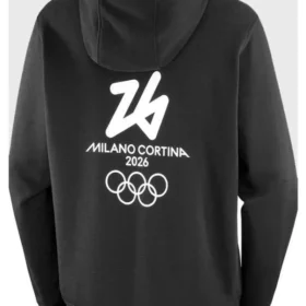 Milano Cortina 2026 Olympics Black Hoodie