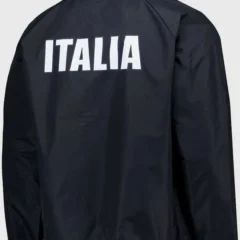Olympics 2026 Team Italy Black Track Jacket