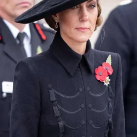 Kate Middleton Remembrance Day 2025 Black Coat