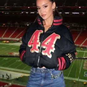 Kristin Juszczyk 2026 San Francisco 49ers Puffer Jacket