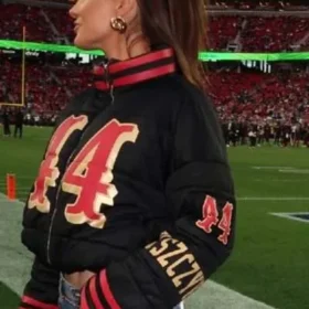 Kristin Juszczyk 2026 San Francisco 49ers Puffer Jacket