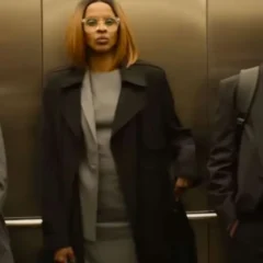 Yusra Warsama Steal 2026 Black Trench Coat