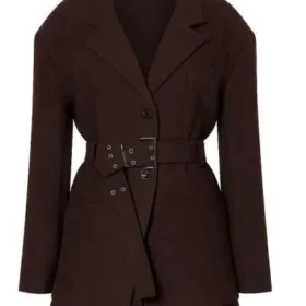 Sydney Sweeney 2025 Brown Coat