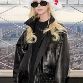 Taylor Momsen The Empire State Building 2025 Black Jacket