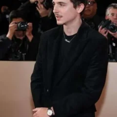 Marty Supreme 2026 Timothée Chalamet Velvet Blazer