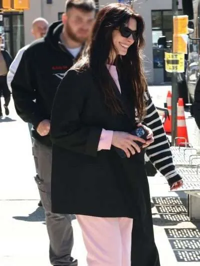 Anne Hathaway Verity 2026 Black Blazer