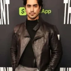 Avan Jogia The Moment 2026 Black Leather Jacket