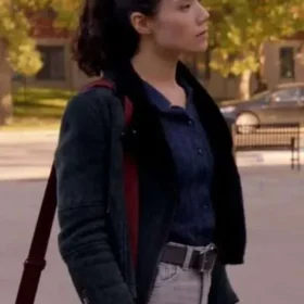 Chicago Fire S14 Hanako Greensmith Shearling Leather Jacket