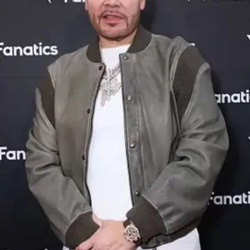 Super Bowl 2026 Fat Joe Leather Jacket