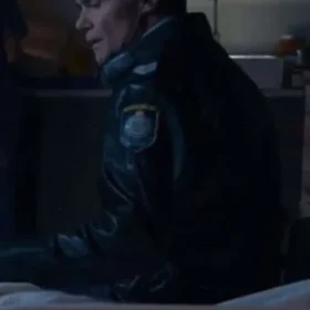 Jeremy Lindsay Taylor Home and Away Police Leather Jacket