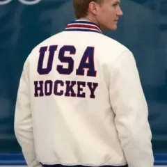 John Wroblewski Hockey Team Olympic Game Varsity Jacket