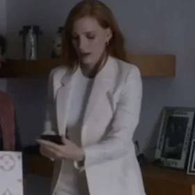 Jessica Chastain Dreams 2026 White Blazer
