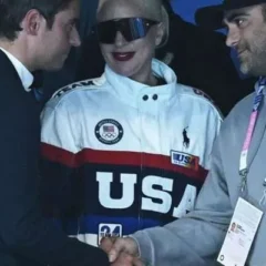 Lady Gaga Olympics 2024 Paris Team USA Jacket