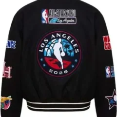 All Star 2026 Los Angeles Black Varsity Jacket