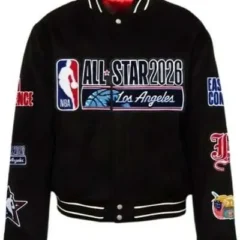 All Star 2026 Los Angeles Black Varsity Jacket