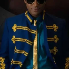 Jaafar Jackson Michael 2026 Blue Jacket