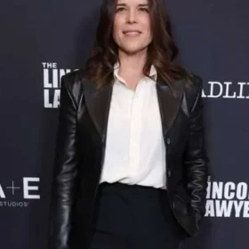 The Lincoln Lawyer 2026 Neve Campbell Leather Blazer