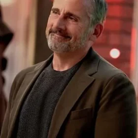 Steve Carell Rooster 2026 Brown Blazer