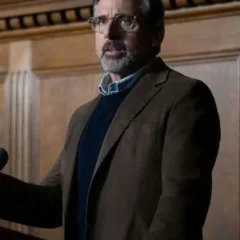 Steve Carell Rooster 2026 Brown Blazer