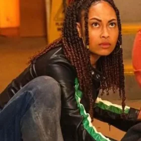 Claire Zomer School Spirits S03 Leather Jacket