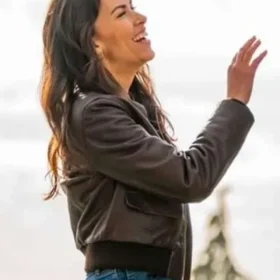 Sofia Pernas Tracker S03 Brown Leather Jacket