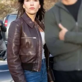Sofia Pernas Tracker S03 Brown Leather Jacket
