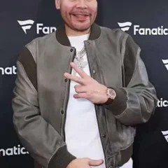 Super Bowl 2026 Fat Joe Leather Jacket