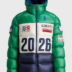 Olympics 2026 Team USA Closing Ceremony Puffer Jacket