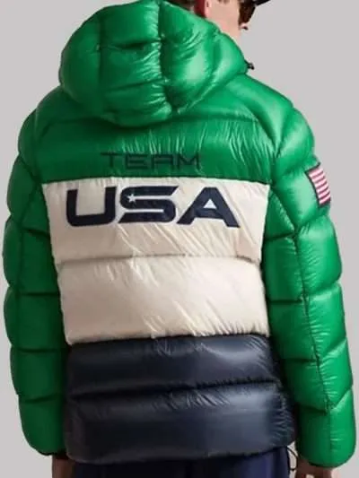 Olympics 2026 Team USA Closing Ceremony Puffer Jacket