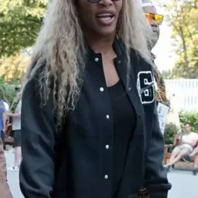 Serena Williams Paris Olympics 2024 Varsity Jacket