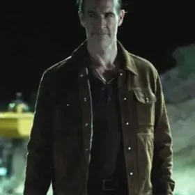 James Van Der Beek The Gates 2026 Suede Leather Jacket